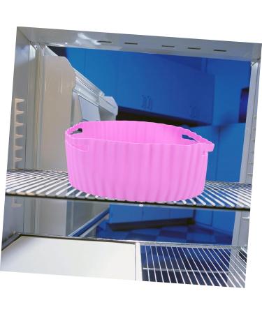 Design Cushion Silicone Reusable Cooking Non-Stick Household Food Liner Accessory Handle for Air Purple 19X19X7CM - Buy Online on GoSupps.com