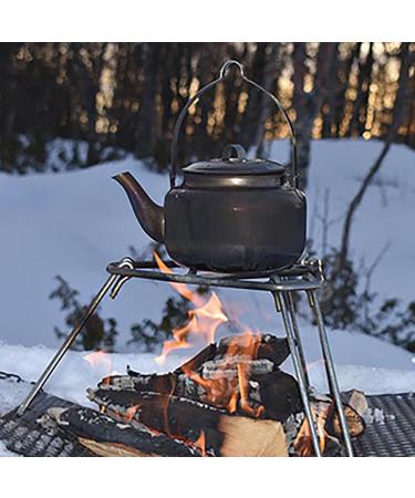 Camping Tripod Stand - Folding Camping Tripod Grill Stainless Steel Campfire Stand | Practical Cooking with Camping Equipment - Buy Online on GoSupps.com