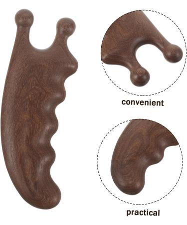 Homoyoyo Masseur De Cuir En Bois De Santal 2 Pi ces : Peigne De Massage Portable En Bois Masseur Guasha Pour Visage Et Pour De Et Des Cheveux Et Pour - Buy Online on GoSupps.com
