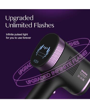 IPL Hair Removal Device with Infinite Flashes - 2 Attachments for Face, Body, Bikini Lines - Corded - Buy Online on GoSupps.com