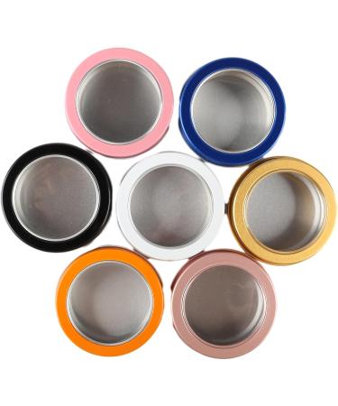 Zeoabsy 50 Pack 60ml Gold Aluminum Cans - Empty Round Screw Cap Containers for DIY Ointments Candles Cosmetics & Shaving Soap - Buy Online on GoSupps.com