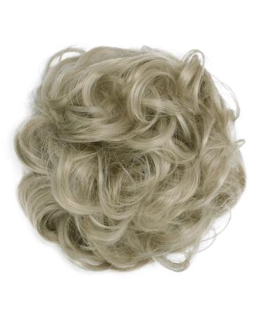 CAISHA by PRETTYSHOP Messy Scrunchie Bun Voluminous Wavy Hairpiece Heat-resistant Synthetic Fibres Blonde G11A blonde #22 G11A