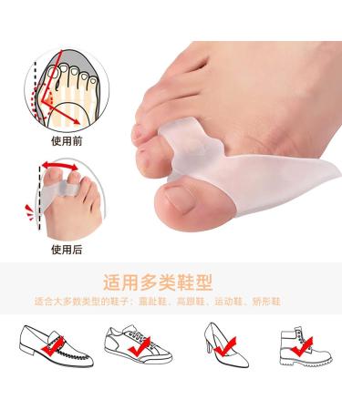Bunion Cushion Protectors and Toe Separator Kit - 3 Pairs for Men and Women | Silicone Gel Shield for Foot Pain Relief and Toe Alignment - Buy Online on GoSupps.com