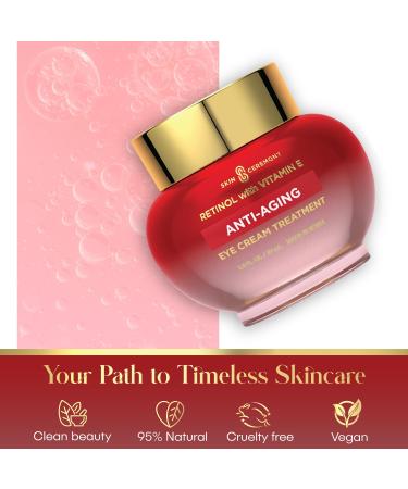Skin Ceremony Retinol & Vitamin E Eye Cream Dermatologist Tested Anti Aging Korean Skin Care Smooths Fine Lines Firms Depuffs Hydrates Under Eyes Vegan Clean Beauty 1 Fl Oz - Buy Online on GoSupps.com