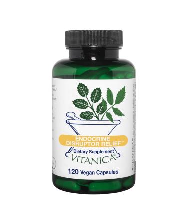 Vitanica Endocrine Disruptor Relief Liver Detox Cleanse Support Dr. Formulated Liver Support Supplement with Calcium D-Glucarate ALA NAC L-Glycine & More Vegan 120 Capsules