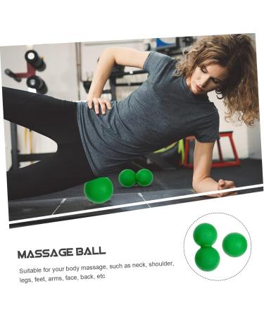 Toddmomy Fascia Massage Balls Set - Trigger Point Muscle Relief Lacrosse Balls for Hand & Back Pain TPE Fitness Tool for Soothing Relief - Buy Online on GoSupps.com