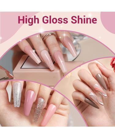 Modelones Gel Nail Kit with 48W Lamp - 12 Colors Pink Polish Set + UV LED Lamp - Starter Kit with Top & Base Coat for DIY Manicure - Buy Online on GoSupps.com