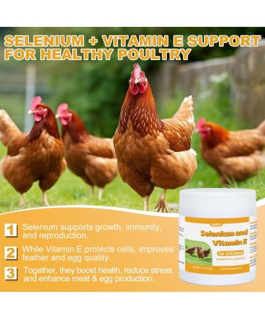 E+S Poultry Vitality Formula | Selenium for Chickens & All Poultry | Nutrient Support Powder for Energy Balance and Mobility | Feed Mix Additive for Healthy Growth - Buy Online on GoSupps.com