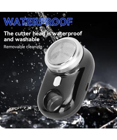 Pocket Size Portable Beard Trimmer | Mini Beard Clipper with Screen Display - Ideal for Home Use (Black - Buy Online on GoSupps.com