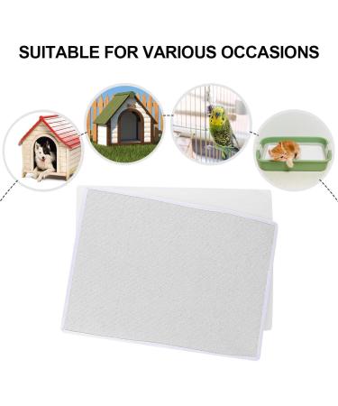Balacoo 100pcs Disposable Cage Liners Bird Cage Liner Paper Cushion Pad Mat Accessories for Bird Pet Parrot (White) - Buy Online on GoSupps.com