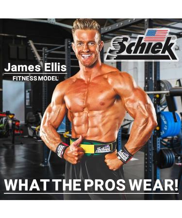 Buy Schiek Lifting Straps with Wrist Protection & Dowel - Red | International Shipping Available - Buy Online on GoSupps.com