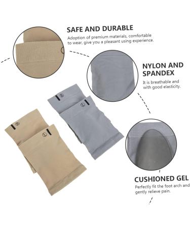 FRCOLOR Arch Support Socks & Insoles for Women | Height Increase & Plantar Support | 4 Pairs - Optimal Comfort & Relief - Buy Online on GoSupps.com