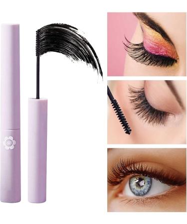 Black Mascara 4D Silk Fiber Lash Curling Mascara Cream Natural Smudges Proof Lengthening And Thick Long Lasting No Clumping Formula 5ML Forever Brow Eyebrow Growth 5 ml (Pack of 1) A - Buy Online on GoSupps.com