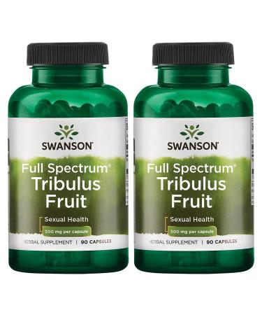 Swanson Full Spectrum Tribulus Fruit 500 mg 90 Caps 2 Pack