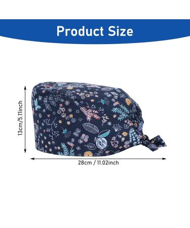 ASTER Scrub Cap Set with Buttons | Adjustable Sweatband Working Caps for Women | Ponytail Pouch Hats | Hair Covers | Ribbon Tie Back Hats for Men | Shower Caps - Buy Online on GoSupps.com