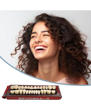 Ninnyi 56PCS False Tooth Replacement Set Acrylic Resin Fake Teeth with 2 Crevice Brushes DIY Denture Repair Kits (A3) - Buy Online on GoSupps.com