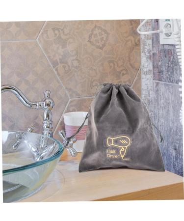 FOYTOKI Drawstring Toiletry Bag 2pcs Hair Dryer Bag Travel Hair Dryer Hotel Drawstring Bag Organizer Bag Velvet Bag Modeling - Buy Online on GoSupps.com