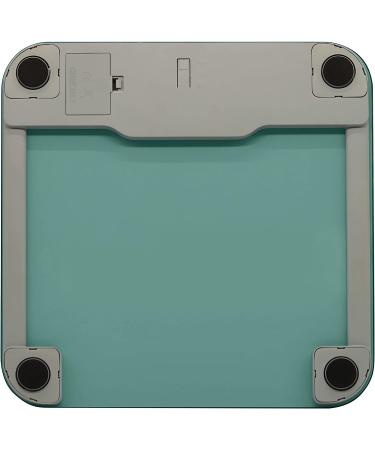 Taylor Digital Glass Bathroom Scale - 500 lb Capacity, Large Display, Sea Foam Green - Buy Online on GoSupps.com