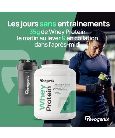 Whey Protein | 25g de Prot ines par Shaker | Riche en BCAA et Glutamine | Enrichie en Glycine | Musculation Rapide & S che | R cup ration | Peu Calorique | 750g | Onctueuse Go t Vanille | Revogenix Vanille 750 g - Buy Online on GoSupps.com