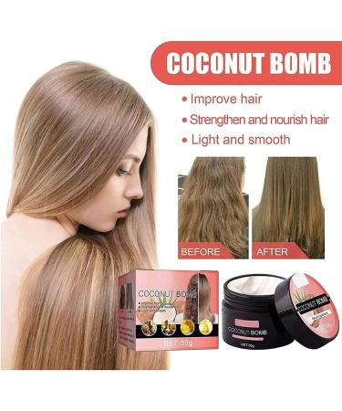 Masque nourrissant l'huile de noix de coco pour cheveux secs et ab m s (1 pi ce) - Buy Online on GoSupps.com