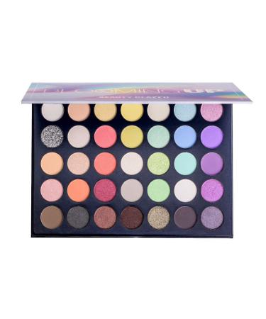 35 Colors Highly Pigmented Matte & Shimmer Eyeshadow Palette - Waterproof Long-Lasting Makeup for Gorgeous Looks | International Shipping Available - Buy Online on GoSupps.com