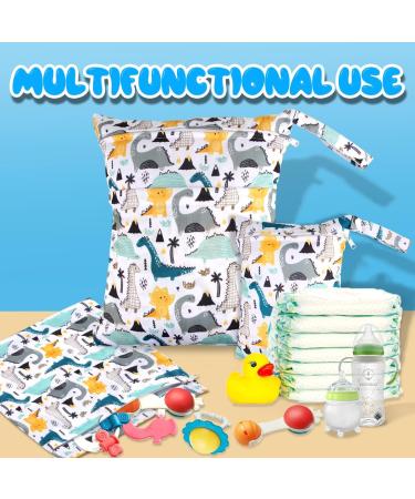 Ekong Waterproof Diaper Pocket Bags - 3 Pack Organizers for Travel Gym Beach & Pool - Washable & Durable Toddler Diaper Storage - Buy Online on GoSupps.com