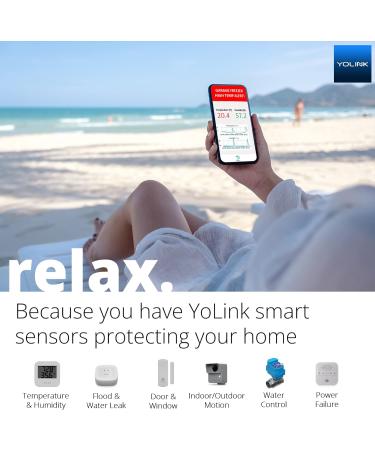Yolink External Contact Sensor - 14 Mile Range Alexa & IFTTT Compatible IP63 Waterproof for Indoor/Outdoor Use - Buy Online on GoSupps.com