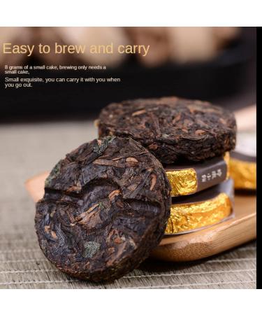 cn herb Pu 'er Tea 8g*10 Cakes Tea Cakes and Aged Pu 'er Tea Leaves Can Give Gifts. - Buy Online on GoSupps.com