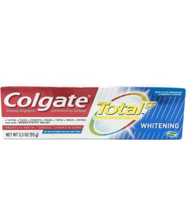 Colgate Total Whitening Toothpaste Gel 3.3 oz - Pack of 3 | Dental Care Set - Buy Online on GoSupps.com