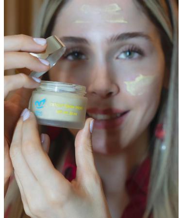 Instant Glow Mask for All Skin Types - Exfoliate Renew & Refine Skin Texture | Vegan Cruelty-Free All-Natural - 30ml - Buy Online on GoSupps.com