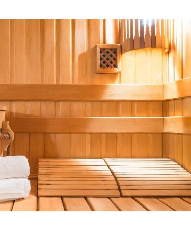 Qcwwy Wooden Sauna Headrest & Backrest - Modern Neck Pillow for Comfort & Pain Relief - Buy Online on GoSupps.com