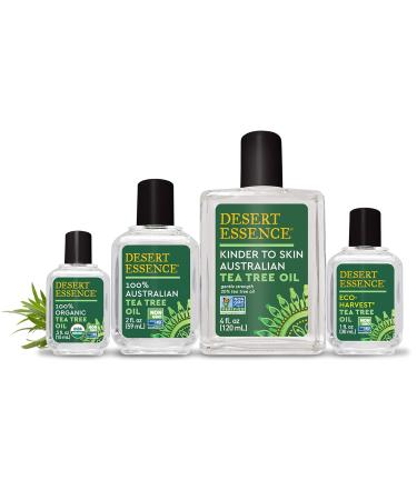 Desert Essence Kinder to Skin Australian Tea Tree Oil - Soothing Gentle Cleanser for Redness & Irritation - Vegan Gluten-Free & Cruelty-Free - 4oz - Buy Online on GoSupps.com