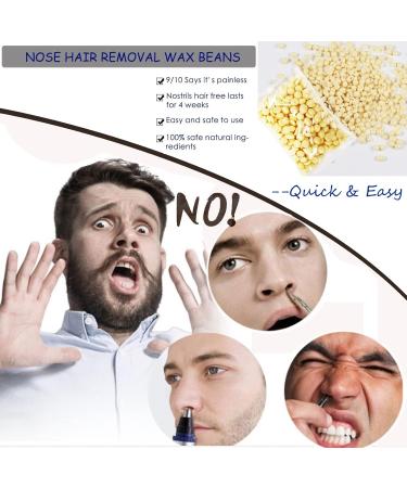 Roseflower Nasal Hair Wax Set - Safe & Pain-Free Hair Removal for Men & Women | 75g Nose Wax 10-15 Uses - Buy Online on GoSupps.com
