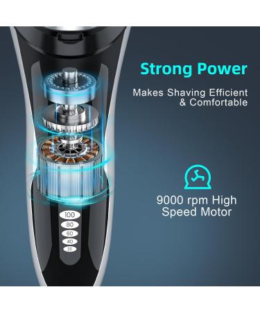 SweetLF Men's Electric Shaver - Close & Clean Shave 3 Blades Easy to Clean Comfortable Grip Quiet Operation 120 Min Use 2-Year Warranty - Buy Online on GoSupps.com