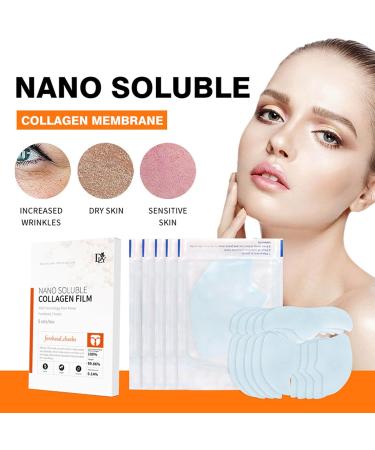 Melting Collagen Film Soluble Collagen Supplement Film Highprime Collagen Film Mask Collagen Hydrating Face Mask to Prevent Fine Lines Protect Skin and Anti-Ageing (2 Boxes) - Buy Online on GoSupps.com