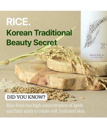 House of Dohwa Gentle Rice Bran Toner Korean for Face (Tone, Rejuvenate & Moisturize) - Hydrating Vegan with Hyaluronic Acid - Rice Bran Extract (6.76 Fl oz) - Buy Online on GoSupps.com