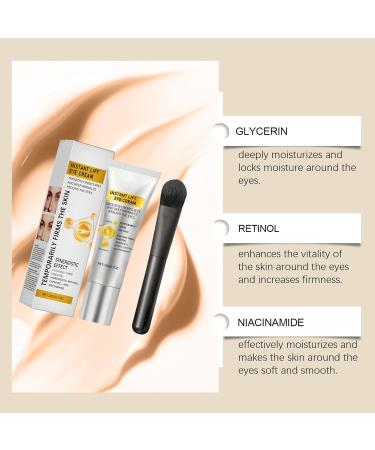 Firming Eye Cream - 20g Skin Firming Moisturizing Eye Care - Suitable for Women and Men Daily Morning Evening Care Travel Work Weekend Program - Buy Online on GoSupps.com