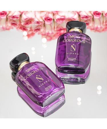 Nisara Miss Gorgeous Eau De Parfum for Women 100ml | Long-Lasting Floral-Fruity Fragrance with Rose Pear Musk & Amber Premium Perfume - Buy Online on GoSupps.com