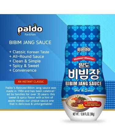 Paldo Bibimjang Signature Original 380g - Pack of 2 with World Food Shop Scoop - Korean Hot and Sweet Sauce Multipack Versatile Condiment - Buy Online on GoSupps.com