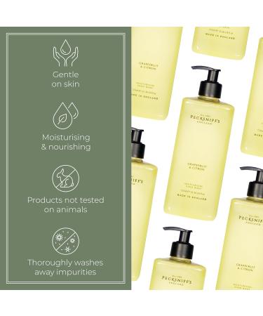 Pecksniff's Grapefruit & Citron Hand Wash Luxury Liquid Hand Soap 725 ml/24.52 fl oz Softening Hydrating Revitalising Cruelty-Free Made in England Grapefruit & Citron 725ml - Buy Online on GoSupps.com