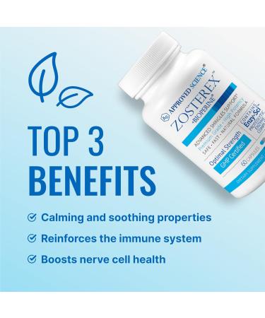 Approved Science Zosterex - Extra-Strength L-Lysine 1000mg, Vitamin B Complex, Zinc - Immune Support & Cold Sore Treatment - 60 Vegan Capsules - 1 Bottle 60 Count (Pack of 1) - Buy Online on GoSupps.com