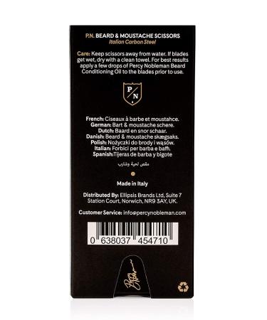 Percy Nobleman Beard and Mustache Scissors for Precision Grooming - Buy Online on GoSupps.com