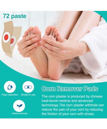72 Corn Remover Pads - Effective Treatment for Stubborn Chicken Eyes & Corns - International Shipping - Buy Online on GoSupps.com