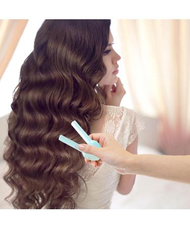 Minii Hair Straightener - Usb Powered Hair Curling Iron 2 in 1 Travel Curling Wand Voltage Curling Iron | Portable Hair Curler Anti-Scald Bangs Curling Iron Suitable for Curly Hair Straighten Fresh Green-send 2 Patch Random - Buy Online on GoSupps.com