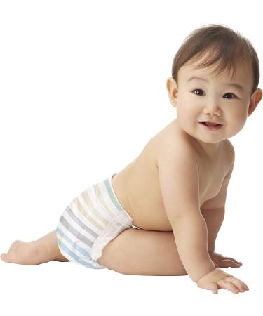 The Honest Company Clean Conscious Diapers - Plant-Based & Sustainable - Size 3 (16-28 lbs) 136 Count - Classic Stripes - Feeling Nauti - Buy Online on GoSupps.com