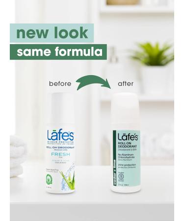 Lafe's Natural Deodorant 3oz Roll-On | Aluminum Free for Men & Women | Paraben & Baking Soda Free | 24-Hour Protection | Cedar & Lime | 2 Pack - Buy Online on GoSupps.com