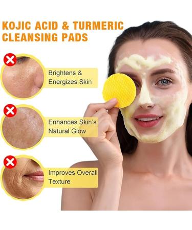 Gdiojnfg Face Exfoliator Pad Cleansing Pads Exfoliator Turmeric Face Pads Exfoliator Pads For Facial Scrub Portable Design Balance Oil Face Pads For Sensitive Combination Oily And Dry Skin - Buy Online on GoSupps.com