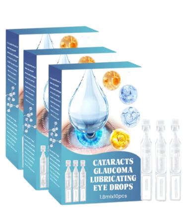 Moisturizing eye drops against cataract and glaucoma antioxidant eye drops for dry eyes moisturizing eye drops (30 pieces/3 boxes)