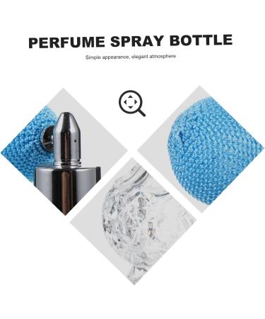 FRCOLOR perfume glass bottle Spray For Perfume glass perfume antique perfume sprayer refillable perfume empty perfume container refillable liquid container travel vintage decorate 11x6x6cm Blue - Buy Online on GoSupps.com