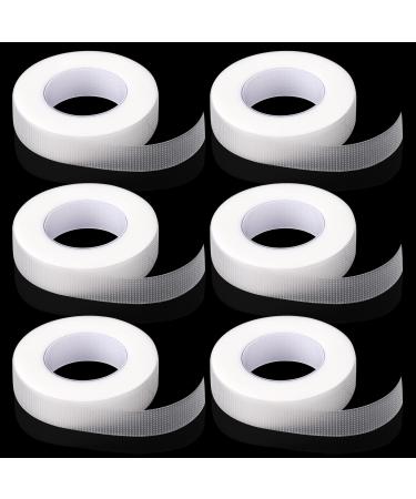 Mozeat lens eyelash tape 6 roll eyelashes for eyelash extensions eyelashes extensions tape breathable micropore tape lash band self -adhesive eyelashes adhesive tape eyelash tools